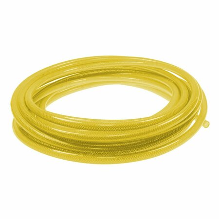 Coilhose Pneumatics Flexeel Hose, 1/4in x 100ft, Without Fittings, Transparent Yellow PFE4100TY